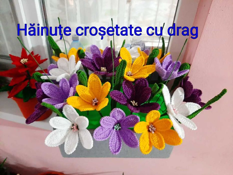 Maci croșetati si aranjamente crosetate