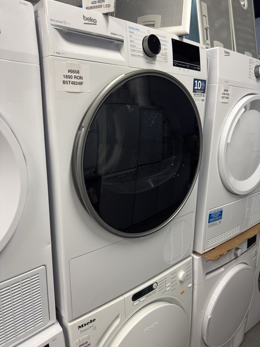 Uscător de rufe cu pompă de căldură Beko Pro Ironfinish B5T4824IF