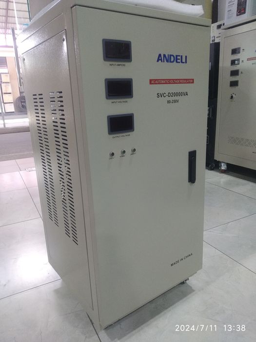 Andeli stabilizator стабилизатор sotiladi laterli 20 KVA