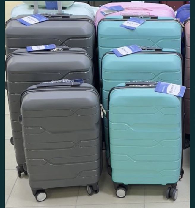 Пътнически куфар за ръчен багаж 55х40х20см 4ри колела 360°