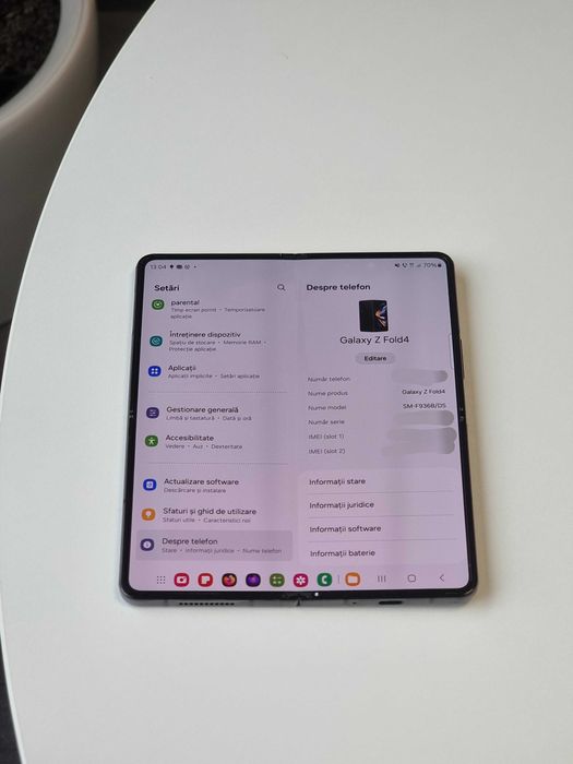 telefon Samsung Galaxy Z FOLD 4 de 512 gb 5G - nou nout