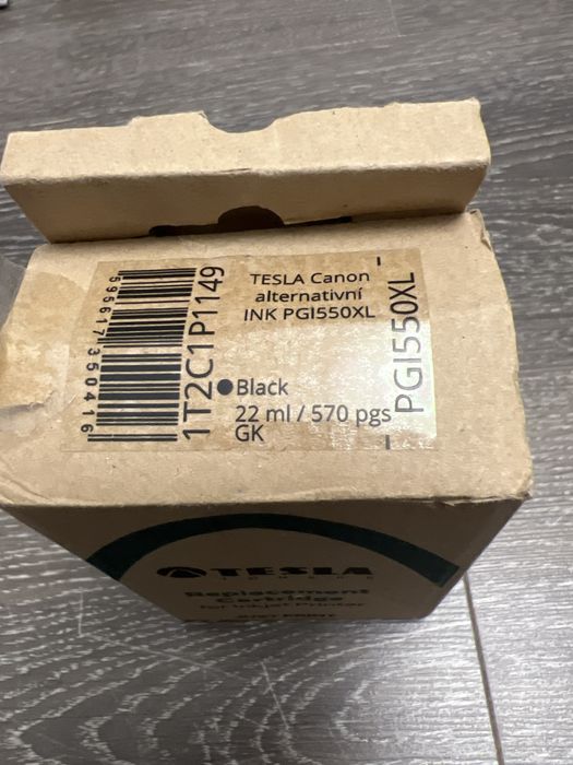 Cartuș de cerneală compatibil Tesla PGI550XL pentru Canon