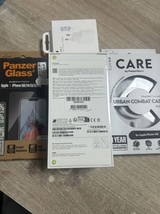 Iphone 16e 128gb чисто нов!!