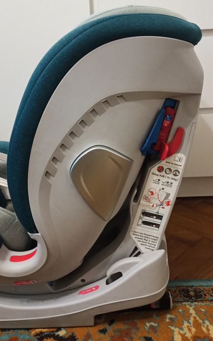 Scaun auto copii 0-36kg, isofix, 4 in 1, cu accesorii, puțin utilizat