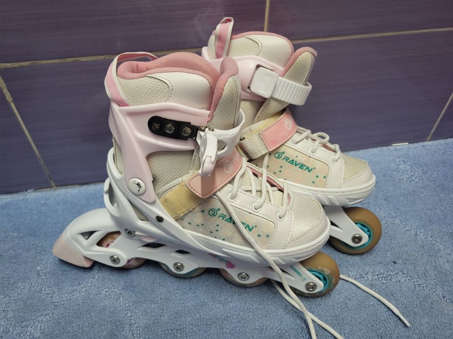 Role RAVEN Rosi, marime reglabila 31-35, roz