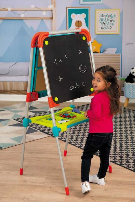 Детский двухсторонний мольберт Smoby (Франция) 3 в 1