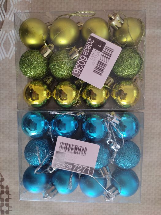 Игрушки елочные шарики
