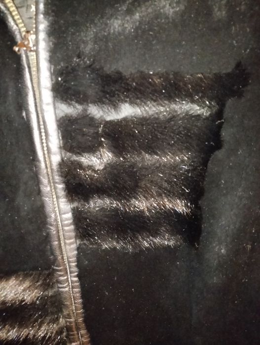 Шуба. Мутон+ норковые вставки