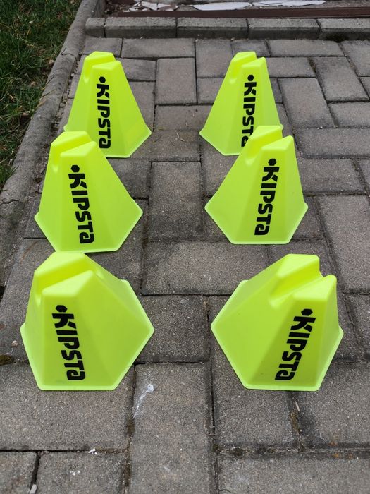 Set 6 Conuri Essentiel 15 cm galben