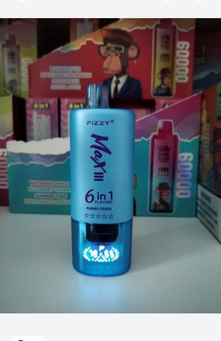 Vape 60.000 Puffs 6 Arome Reincarcabil Display Narghilea