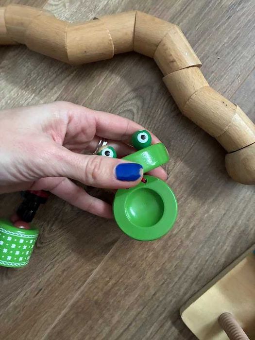 6 броя  образователни дървени играчки