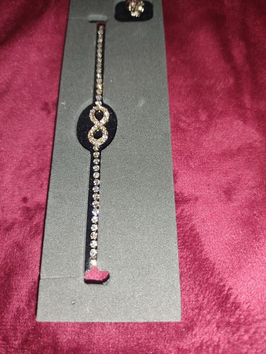 Brățări +broșă  placate cu aur 24 k