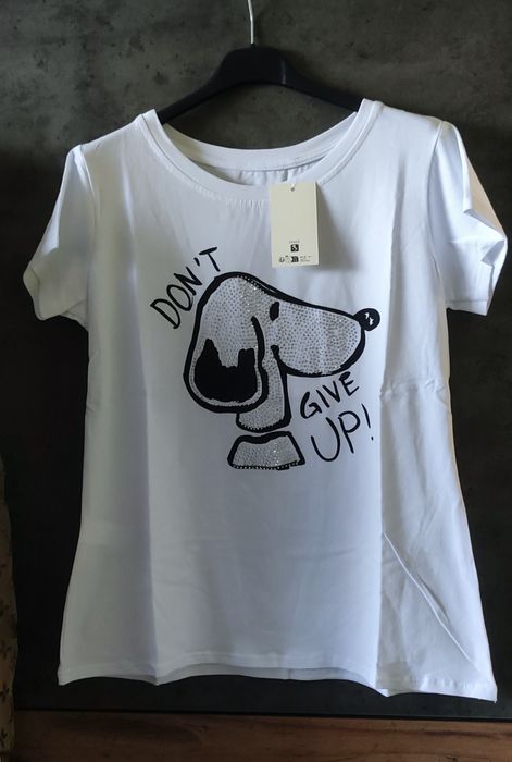 Дамска памучна тениска