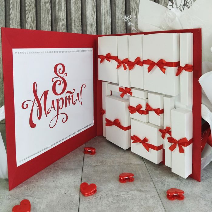 Сюрприз бокс, подарок 8 марта