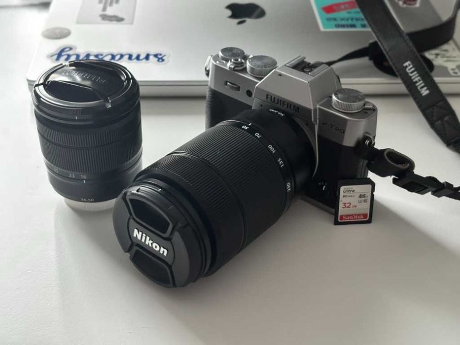 Aparat foto Fujifilm X-T20 + Fuji XC 16-50 si Fuji XC 50-230