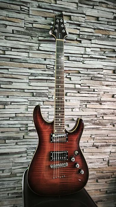 Chitara electrica Schecter C1 neckthrough Korea 2009 Duncan Garantie