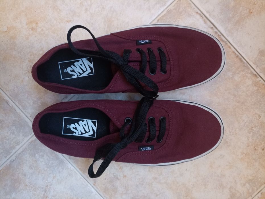 Vans Maroon Authentic Lace Up, N38