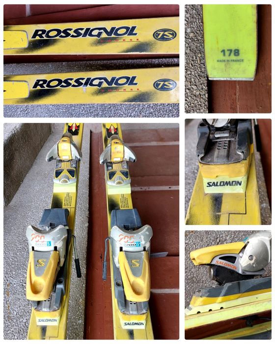 Schiuri Rossignol 7S unisex cu Kevlar J413 / 178 și S250 +leg Salomon