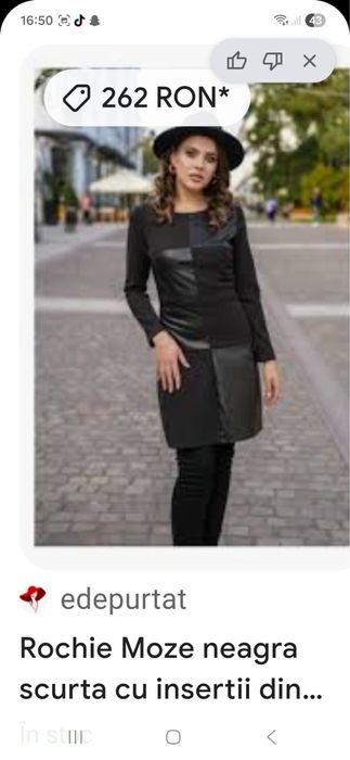 vand rochie neagra