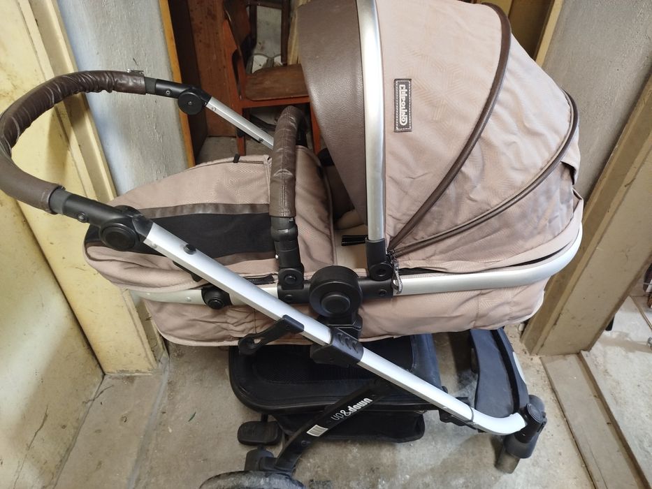 Комбинирана бебешка количка Chipolino UP & DOWN Фрапе 2018