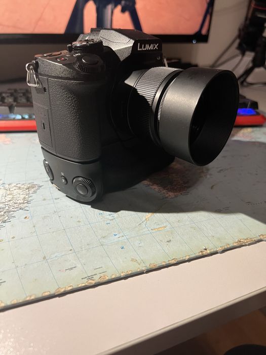 Camera panasonic G80 cu grip 3 baterii Camera mirrorless Camera filmat