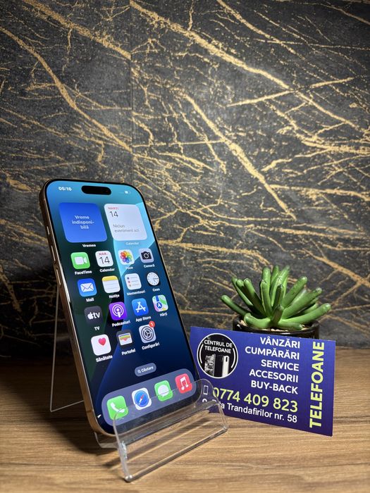 Iphone 16 Pro /128GB/ Garantie 2Ani Centrul de Telefoane/Rate