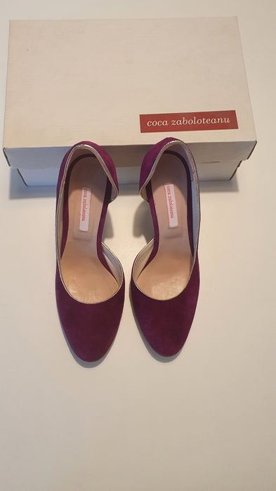 Pantofi piele intoarsa Coca Zaboloteanu