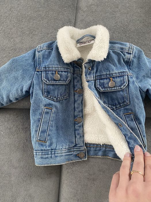 Дънково яке за бебе 1г