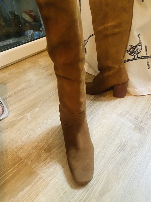 Cizme inalte Mango piele naturala (37,38)