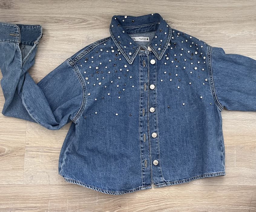 Zara дънкова риза