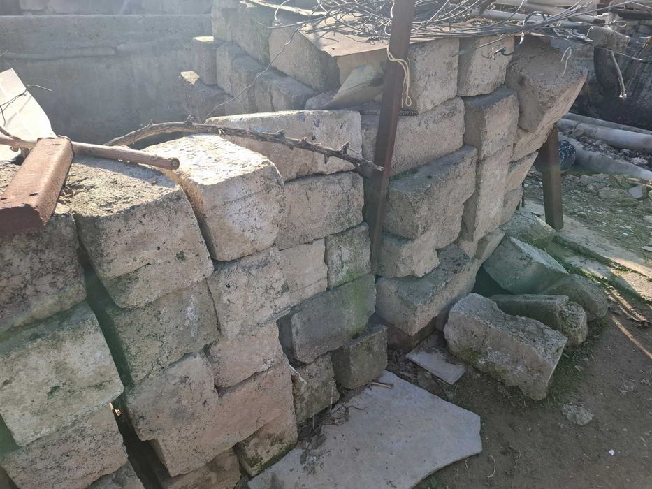 Шлакоблок б/у 20x20x40