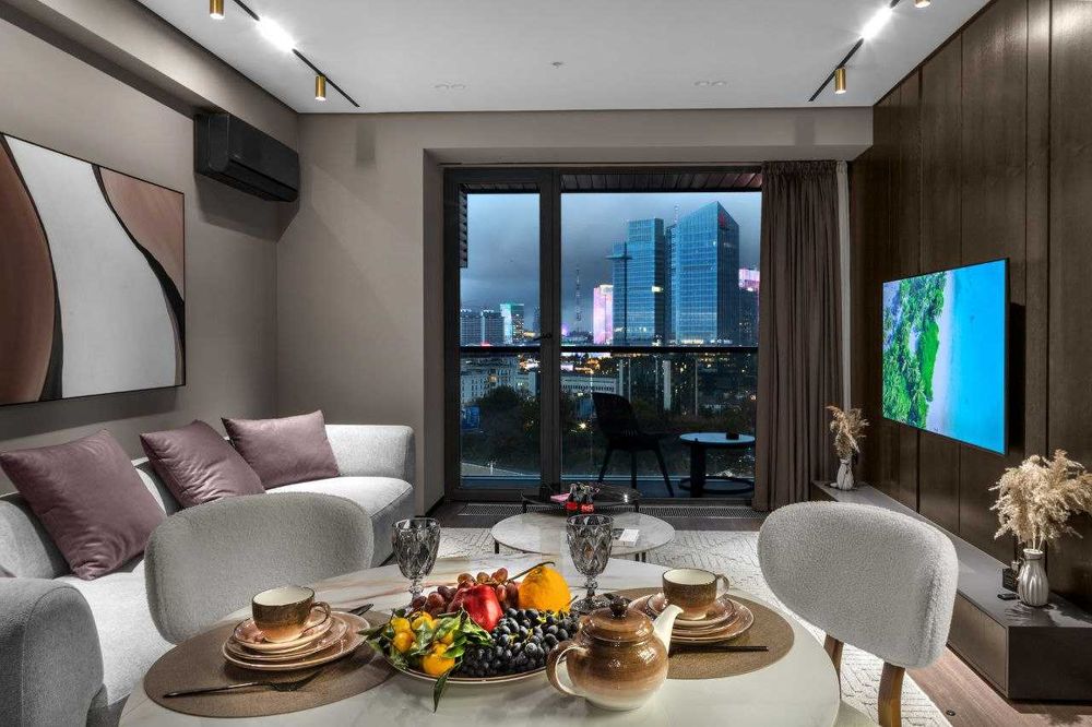 Суточно премиум квартира в центре U-Tower Shahar markazida lux xonadon