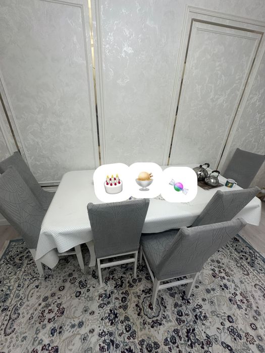 Кухонный стол орындықтарымен