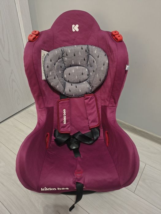 KIKKA BOO Стол за кола 0-25 кг. HOOD RASPBERRY