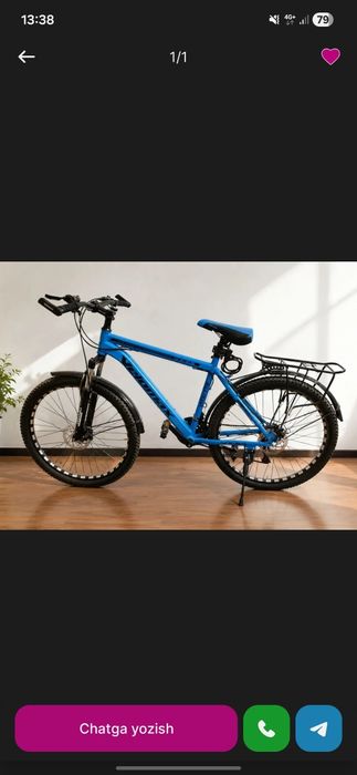 Velosiped yangi holati alo