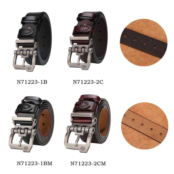 Curea barbati din piele  Bison Denim