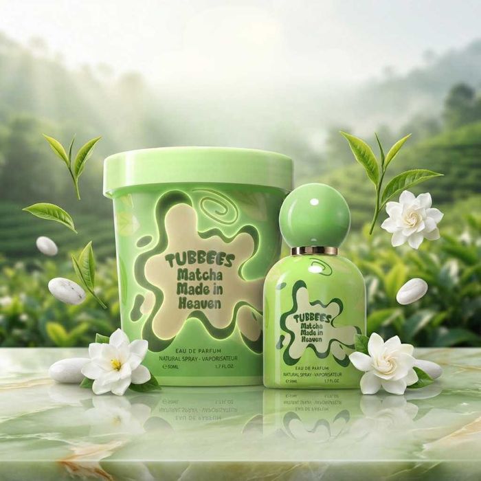 Детски парфюм с нотки на матча и шоколад Tubbees Matcha made in Heaven 50 мл