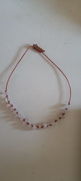 Бутикова hand made гривна за любов от естествен камък – розов кварц