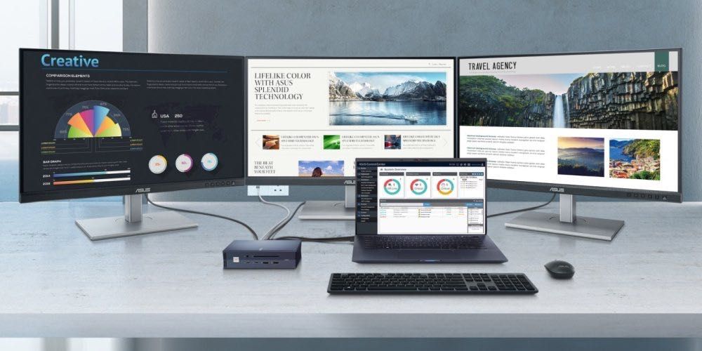 Док станция для MacBoock ASUS 90NX0460-P00030 до 4х мониторов!