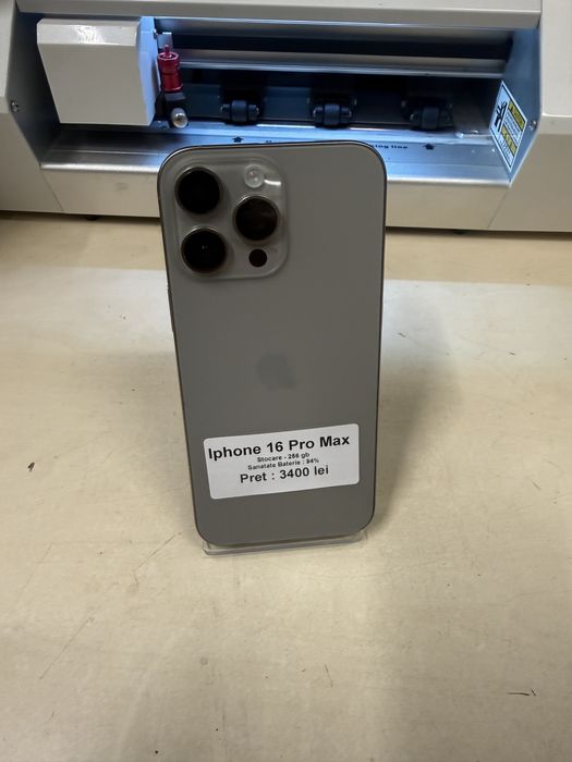 Iphone 16 pro max / 256 gb / 94 % baterie / Garantie