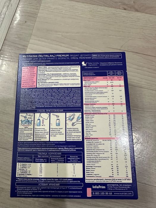 Продается смесь Nutrilak Premium 400гр