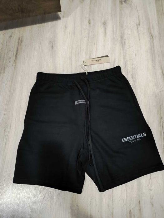 Pantaloni scurti Essentials negri S