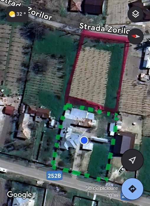 Teren intravilan 1300 mp toate utilitatile sat Tamasi