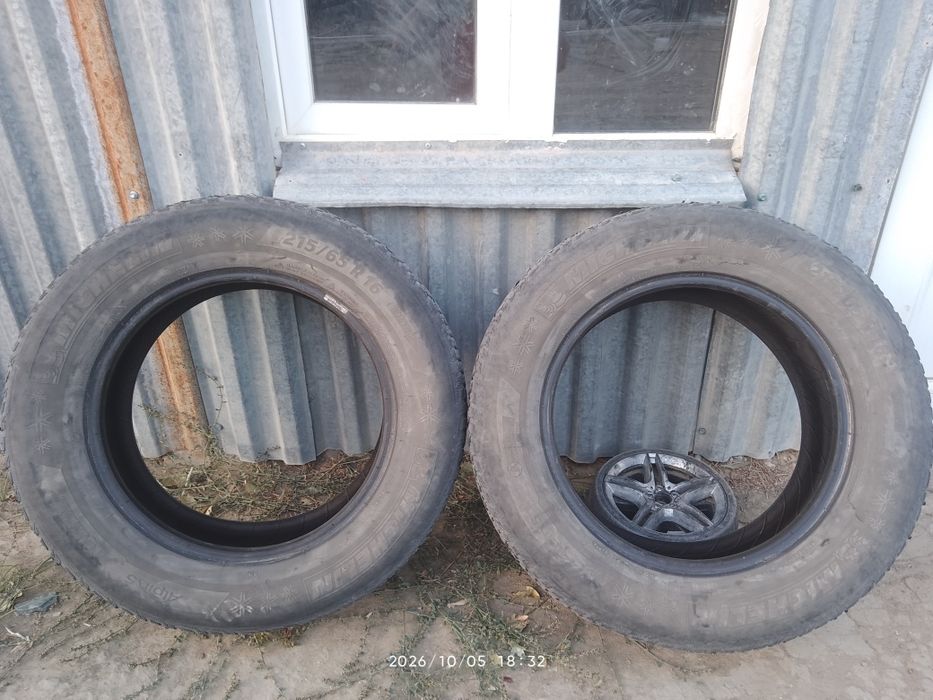 Зимние шины Michelin  2шт
