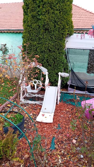 Leagăn plus tobogan copii