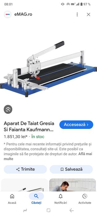 Mașină de gresie topline 630