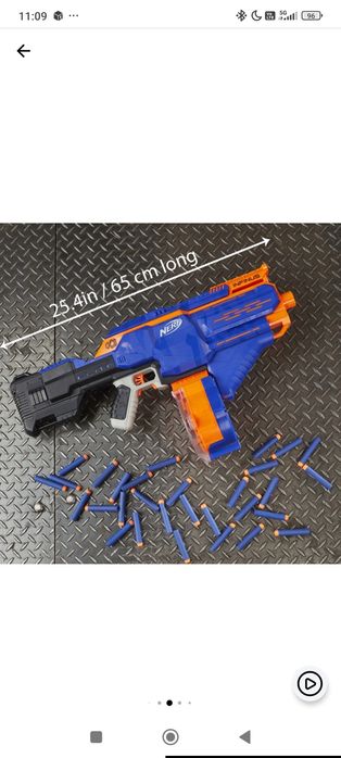Blaster Nerf N-Strike Elite Infinus + incarcator suplimentar
