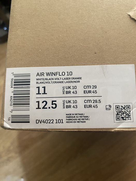 Кроссовки Nike Air Winflo 10