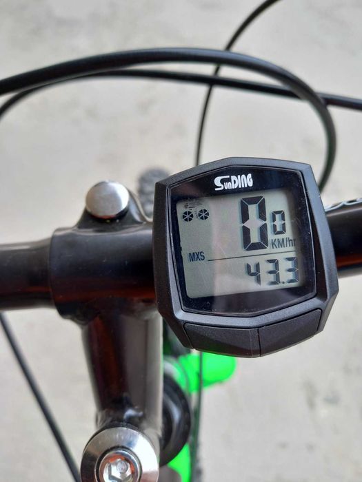 Скоростомер за велосипед, НОВ, водоустойчив километраж за колело