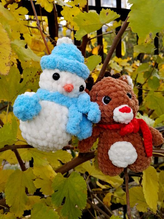 Плетени коледни играчки/ декорация